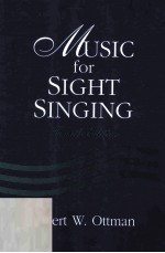 MUSIC <em>FOR</em> SIGHT SINGING <em>FOURTH</em> <em>EDITION</em>