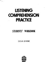 LISTENING <em>COMPREHENSION</em> PRACTICE STUDENT'S <em>BOOK</em>