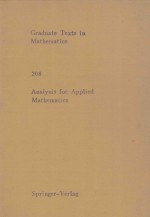 GRADUATE TEXTS IN <em>MATHEMATICS</em> 208:ANALYSIS FOR APPLIED <em>MATHEMATICS</em>