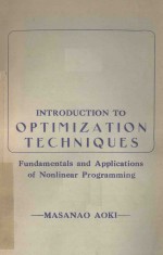 <em>Introduction</em> to optimization techniques