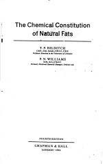 The <em>Chemical</em> Constitution <em>of</em> Natural Fats