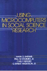 US<em>IN</em>G MICROCOMPUTERS <em>IN</em> SOCIAL SCIENCE RESEARCH