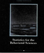 STATISTI<em>C</em>S FOR THE <em>B</em>EHAVIORAL THIRD EDITION