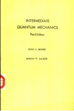 INTERMEDIATE <em>QUANTUM</em> <em>MECHANICS</em> Third Edition
