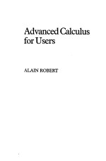 <em>Advanced</em> Calculus for Users