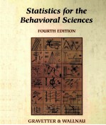 STATISTICS FOR <em>THE</em> BEHAVIORAL SCIENCES <em>FOURTH</em> <em>EDITION</em>