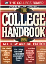 <em>THE</em> COLLEGE HANDBOOK 1997 THIRTY-<em>FOURTH</em> <em>EDITION</em>