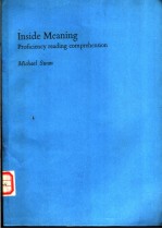INSIDE MEANING PROFICIENCY <em>READING</em> <em>COMPREHENSION</em>