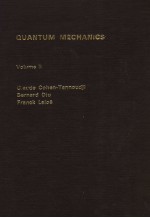 QUANTU<em>M </em><em>ME</em>CHANICS  Volu<em>me</em> II