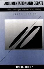 ARGUMENTATION AND DEBATE:CRITICAL T<em>H</em>INKING FOR REASONED DECISION MAKING