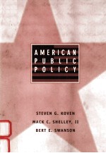 AME<em>R</em>ICAN PUBLIC POLICY THE CONTEMPO<em>R</em>A<em>R</em>Y AGENDA