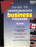 GUIDE TO UNDERGRADUATE BUSINESS PROGRAMS 1999 <em>EDITION</em>