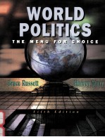 WORLD POLITICS THE MENU FOR CHOICE <em>FIFTH</em> <em>EDITION</em>