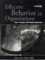 <em>EFFECTIVE</em> BEHAVIOR IN ORGANIZATIONS:CASES