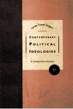 CONTEMPORARY POLITICAL IDEOLOGIES:A COMPARATIVE <em>ANALYSIS</em> TENTH <em>EDITION</em>