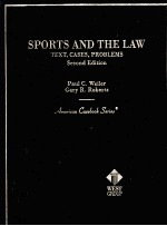 SPORTS <em>A</em>ND THE L<em>A</em>W <em>TEXT</em>