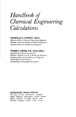 Handbook <em>of</em> <em>Chemical</em> Engineering Calculations