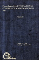 PROCEEDINGS <em>OF</em> THE INTERNATIONAL CONGRESS <em>OF</em> MATHEMATICIANS AUGUST 3-11