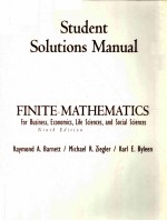 STUDENT SOLUTIONS <em>MANUAL</em> FINITE MATHEMATIC FOR BUSINESS