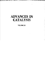 A<em>D</em>VANCES IN CATALYSIS VOLUME 33