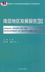 南亚地区发展报告  2013