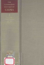 <em>THE</em> <em>CAMBRIDGE</em> HISTORY <em>OF</em> CHINA  VOLUME 3  SUI AND T'ANG CHINA
