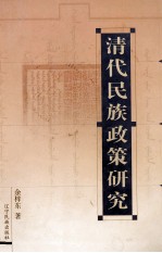 清代民族<em>政策</em><em>研究</em>