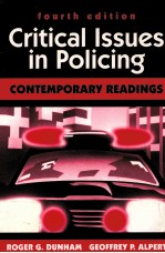 CRITICAL ISSUES <em>IN</em> POLIC<em>IN</em>G <em>FOURTH</em> <em>EDITION</em>