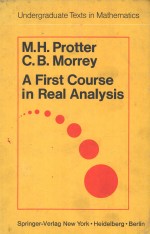 A FIRST <em>C</em>OURSE IN REAL ANALYSIS