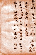 孙真人备急千金要方  卷23-24