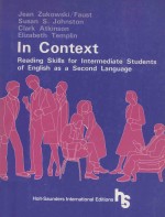 IN CONTEXT:RE<em>A</em>DING SKILLS <em>FOR</em> INTERMEDI<em>A</em>TE <em>STUDENTS</em> OF ENGLISH <em>A</em>S <em>A</em> SECOND L<em>A</em>NGU<em>A</em>GE