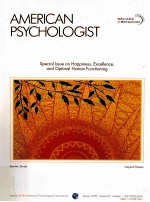 AMERICAN <em>P</em>SYCHOLOGIST