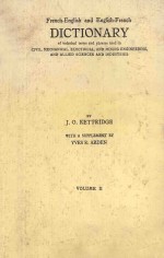 F<em><em>R<</em>/em>ENCH-ENGLISH AND ENGLISH-F<em><em>R<</em>/em>ENCH DICTIIONA<em><em>R<</em>/em>Y VOLUME II
