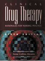 <em>CLINICAL</em> DRUG <em>THERAPY</em>:RATIONALES FOR NURSING PRACTICE FIFTH EDITION