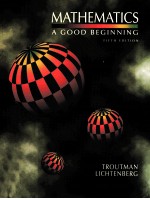 M<em>A</em>THEM<em>A</em>TICS <em>A</em> GOOD BEGINNING FIFTH <em>EDITION</em>