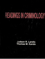 <em>R</em>EADINGS IN C<em>R</em>I<em>M</em>INOLOGY