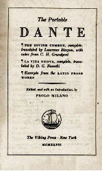 <em>THE</em> PORTABLE DANTE