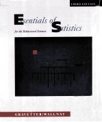 ESSENTIALS OF <em>STATISTICS</em> FOR THE <em>BEHAVIORAL</em> SCIENCES THIRD EDITION