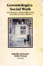 GERONTOLOGICAL SOCIAL WORK:<em>KNOWLEDGE</em>