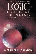 INTRODUCTION <em>TO</em> LOGIC AND CRITICAL <em>THINKING</em>