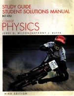 <em>STUDY</em> <em>GUIDE</em> <em>STUDENT</em> SOLUTIONS MANUAL BO LOU COLLEGE PHYSICS THIRD <em>EDITION</em>