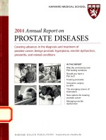 2014 ANNUAL <em>REPORT</em> <em>ON</em> PROSTATE DISEASES
