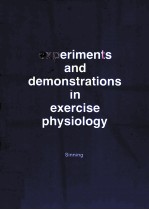 EXPERIMENTS AND DEMONSTRATIONS IN EXER<em>C</em>ISE PHYSIOLOGY