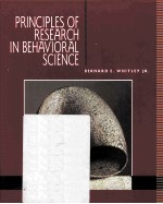 PR<em>IN</em>CIPLES <em>OF</em> RESEARCH <em>IN</em> BEHAVIORAL SCIENCE