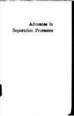 <em>Advances</em> <em>in</em> Separation Processes