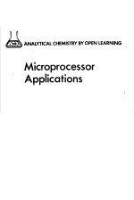 MICROPROCESSOF APPLICATIONS  ANALYTICAL CHEMISTRY <em>BY</em> OPEN <em>LEARNING</em>