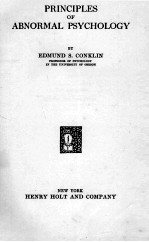 <em>PRINCIPLES</em> OF ABNORMAL PSYCHOLOGY