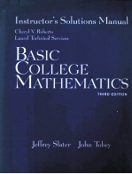 INSTRUCTOR'S <em>SOLUTION</em>S <em>MANUAL</em> BASIC COLLEGE MATHEMATICS
