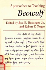 APPROACHES <em>TO</em> <em>TEACHING</em> BEOWULF