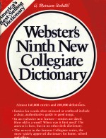 WEB<em>S</em>TER’<em>S</em> NINTH NEW COLLEGIATE DICTIONARY